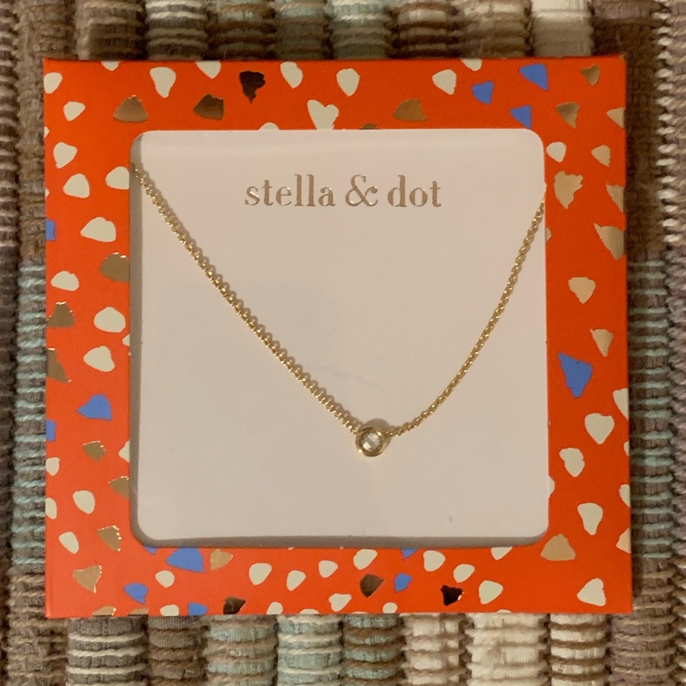 Stella & Dot The Wishing Necklace Gold - NIB